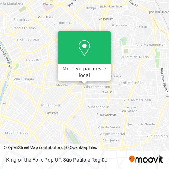 King of the Fork Pop UP mapa