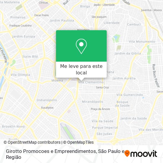 Girotto Promocoes e Empreendimentos mapa