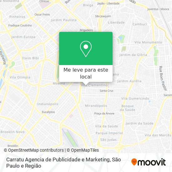 Carratu Agencia de Publicidade e Marketing mapa