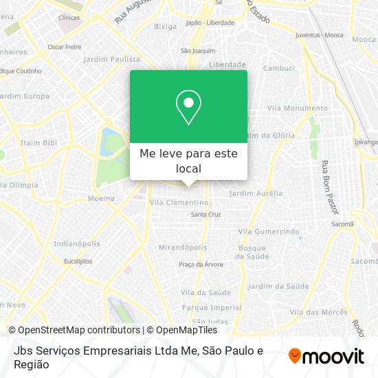 Jbs Serviços Empresariais Ltda Me mapa