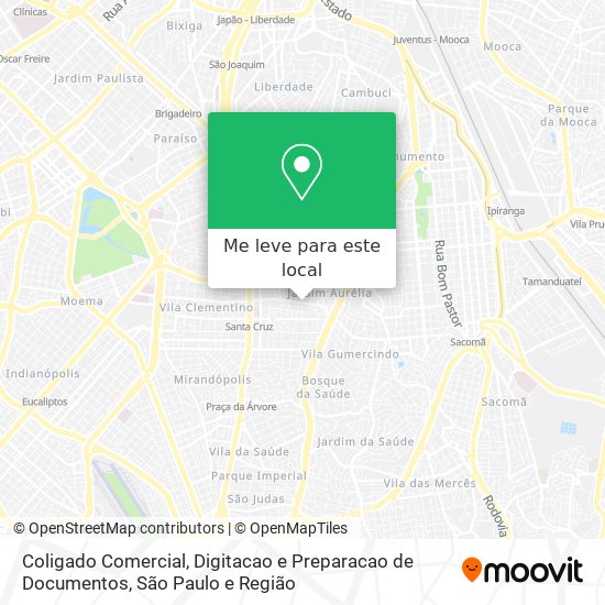 Coligado Comercial, Digitacao e Preparacao de Documentos mapa