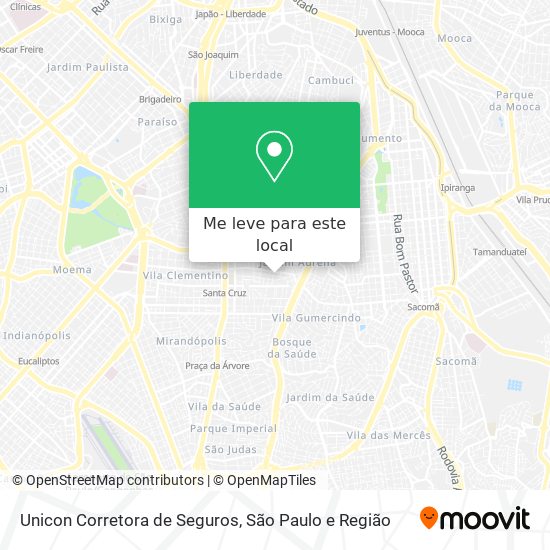 Unicon Corretora de Seguros mapa