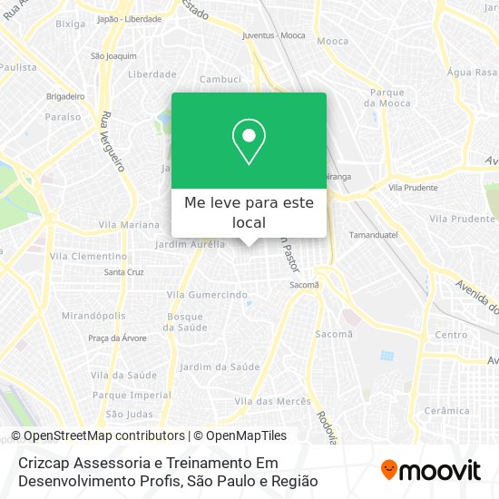 Crizcap Assessoria e Treinamento Em Desenvolvimento Profis mapa