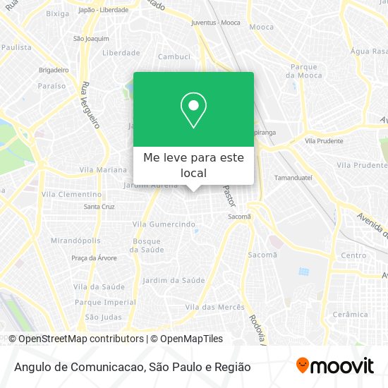 Angulo de Comunicacao mapa