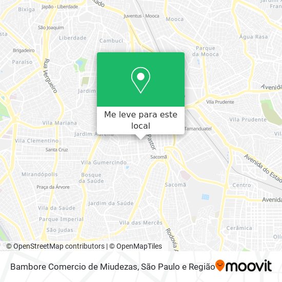 Bambore Comercio de Miudezas mapa