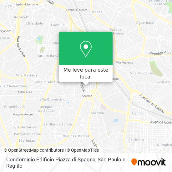 Condomínio Edifício Piazza di Spagna mapa