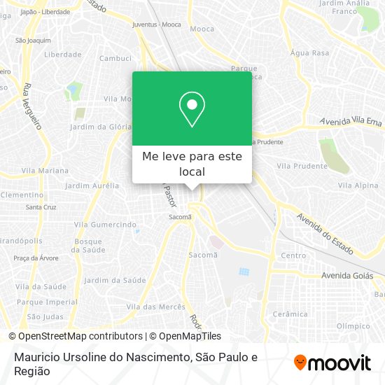 Mauricio Ursoline do Nascimento mapa