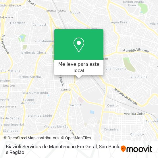 Biazioli Servicos de Manutencao Em Geral mapa