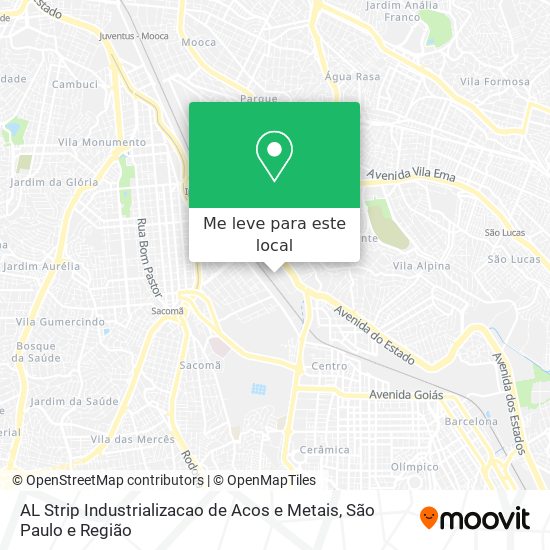 AL Strip Industrializacao de Acos e Metais mapa