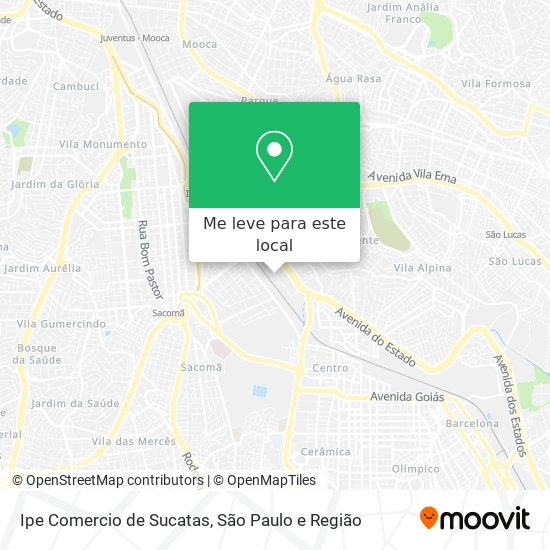 Ipe Comercio de Sucatas mapa