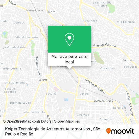 Keiper Tecnologia de Assentos Automotivos. mapa
