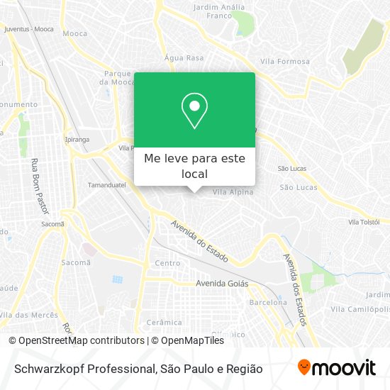 Schwarzkopf Professional mapa