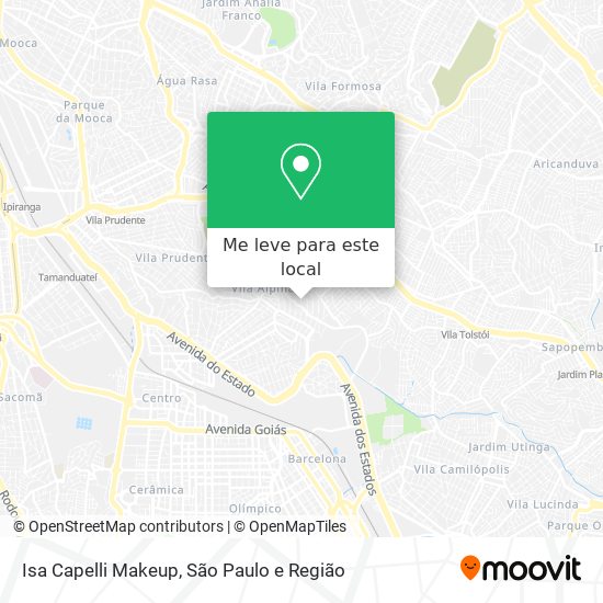 Isa Capelli Makeup mapa