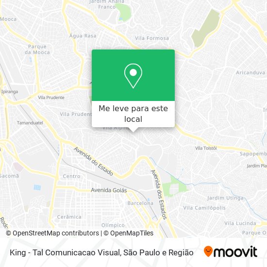 King - Tal Comunicacao Visual mapa
