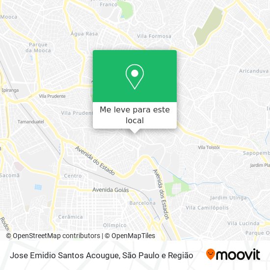 Jose Emidio Santos Acougue mapa