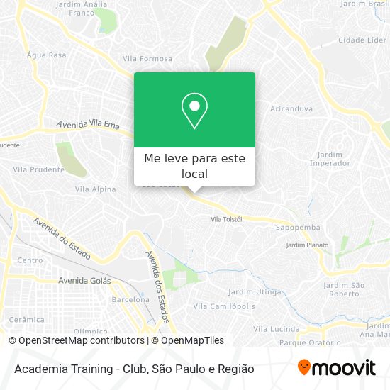 Academia Training - Club mapa