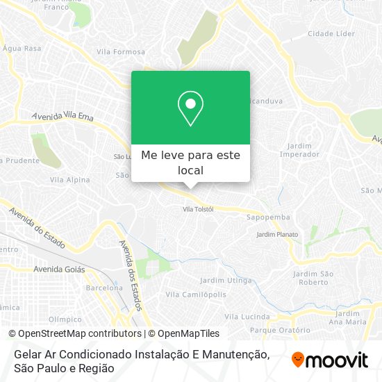 Gelar Ar Condicionado Instalação E Manutenção mapa