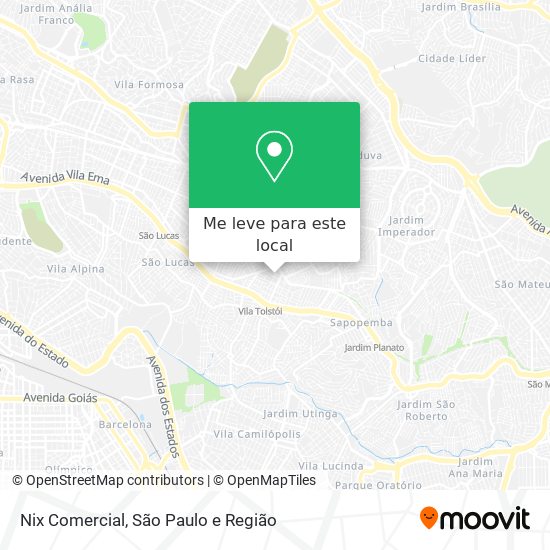 Nix Comercial mapa