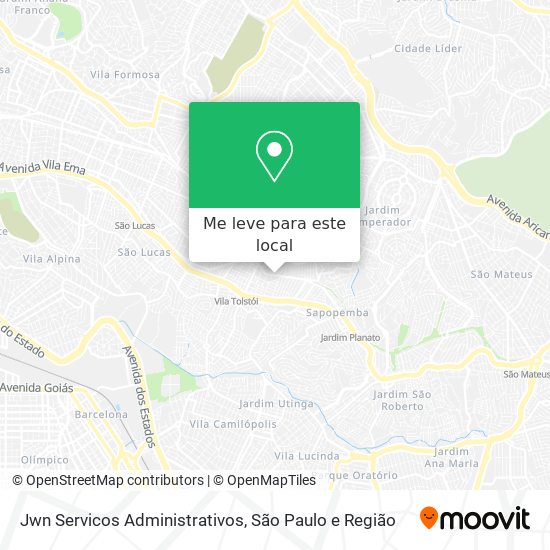 Jwn Servicos Administrativos mapa