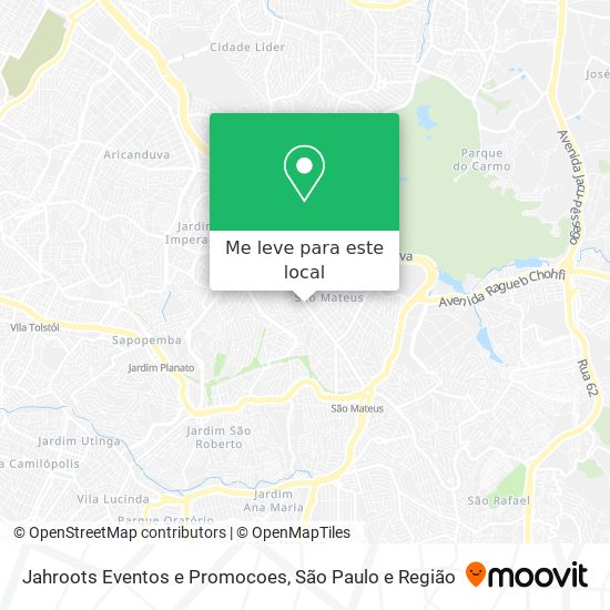 Jahroots Eventos e Promocoes mapa