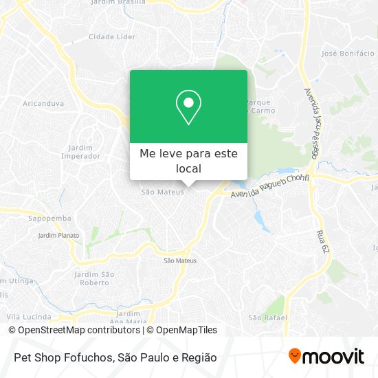 Pet Shop Fofuchos mapa