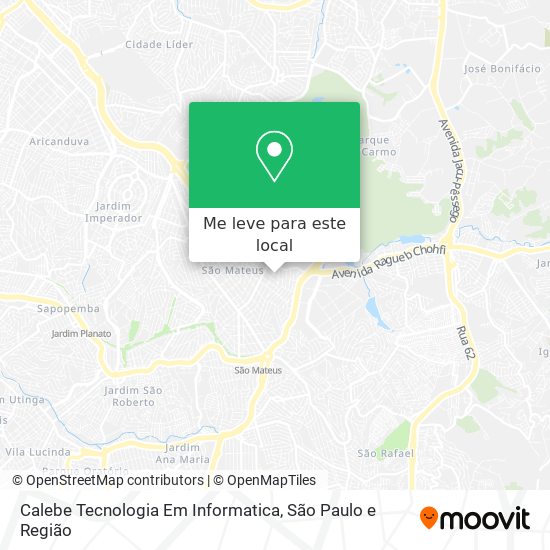 Calebe Tecnologia Em Informatica mapa