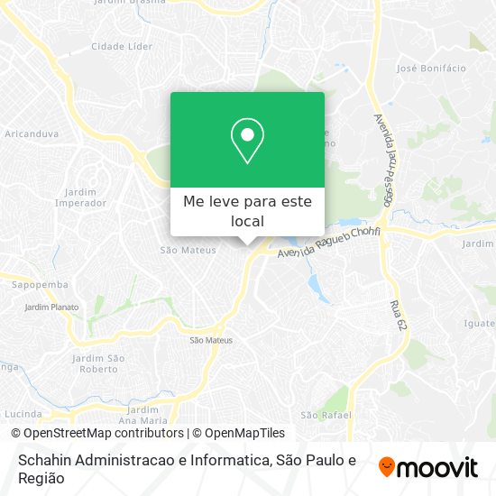 Schahin Administracao e Informatica mapa