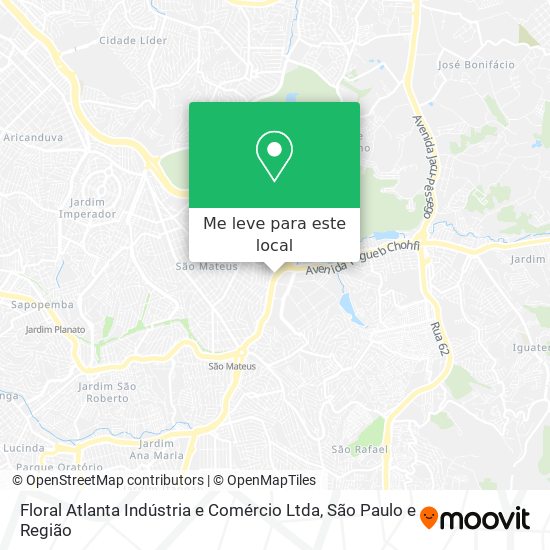 Floral Atlanta Indústria e Comércio Ltda mapa