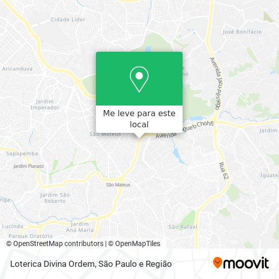 Loterica Divina Ordem mapa