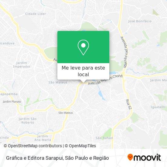Gráfica e Editora Sarapui mapa