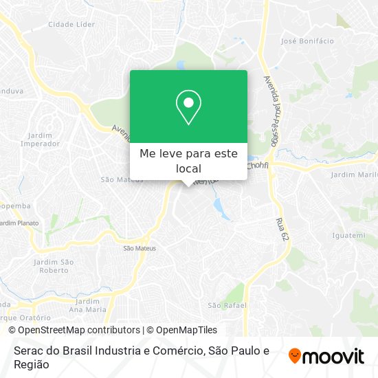 Serac do Brasil Industria e Comércio mapa
