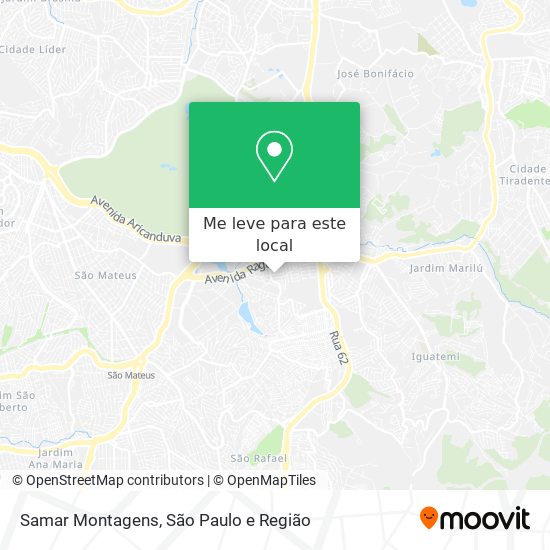 Samar Montagens mapa