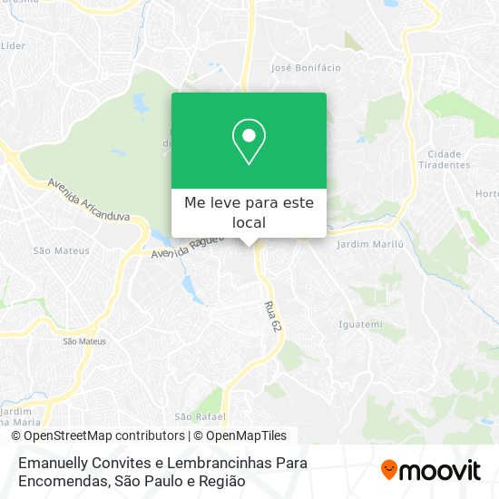 Emanuelly Convites e Lembrancinhas Para Encomendas mapa