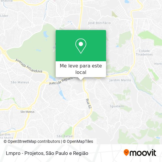 Lmpro - Projetos mapa