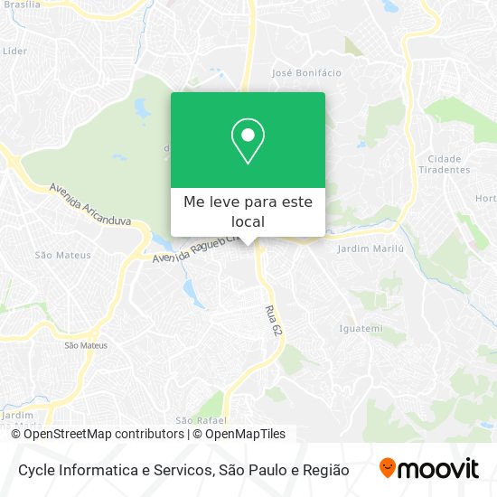 Cycle Informatica e Servicos mapa