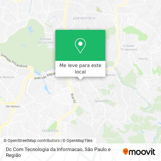 Dc Com Tecnologia da Informacao mapa