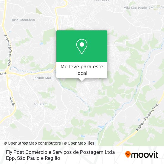 Fly Post Comércio e Serviços de Postagem Ltda Epp mapa