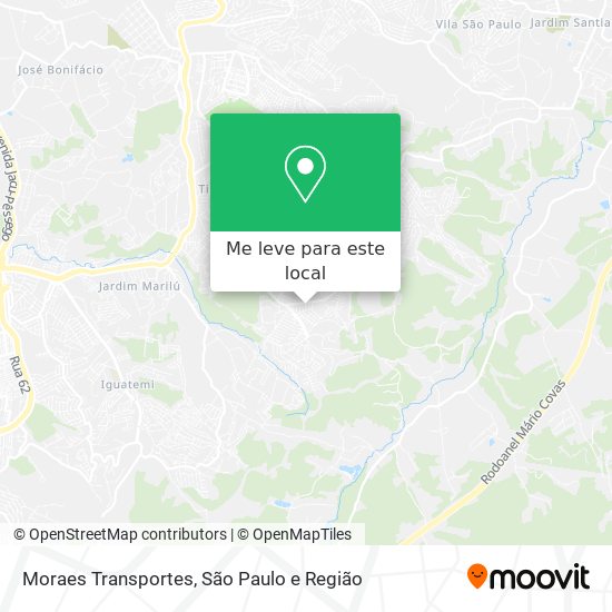 Moraes Transportes mapa