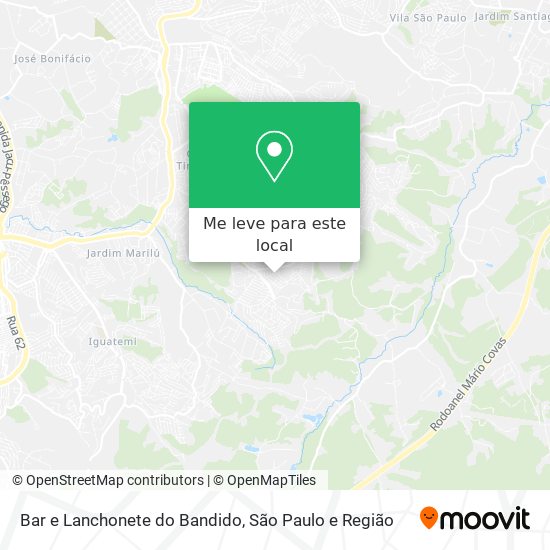 Bar e Lanchonete do Bandido mapa