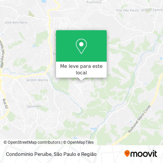 Condominio Peruibe mapa