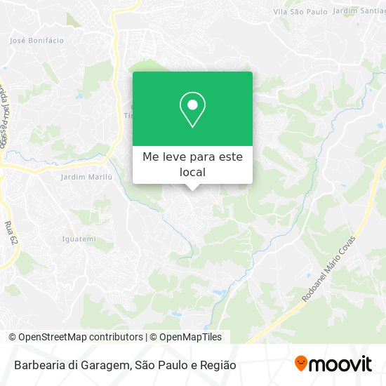 Barbearia di Garagem mapa