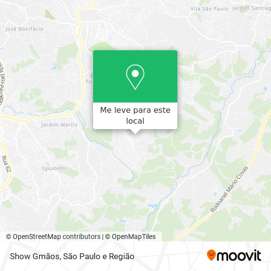 Show Gmãos mapa