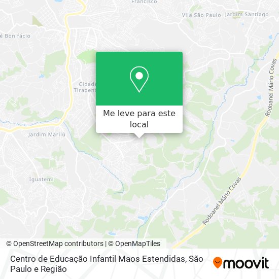 Centro de Educação Infantil Maos Estendidas mapa