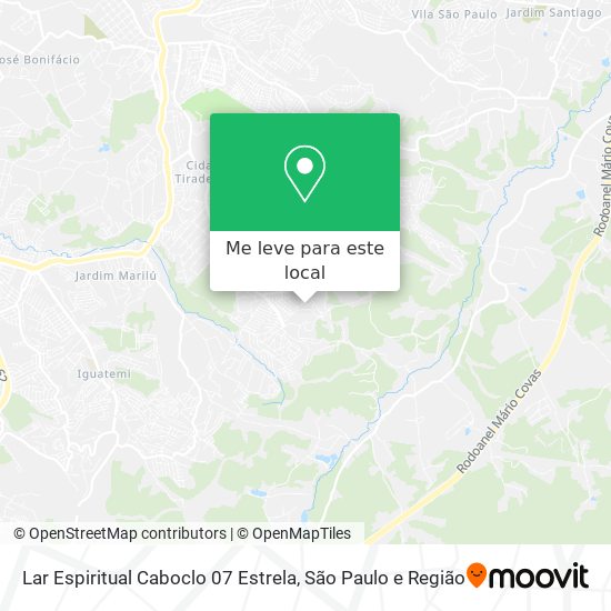 Lar Espiritual Caboclo 07 Estrela mapa