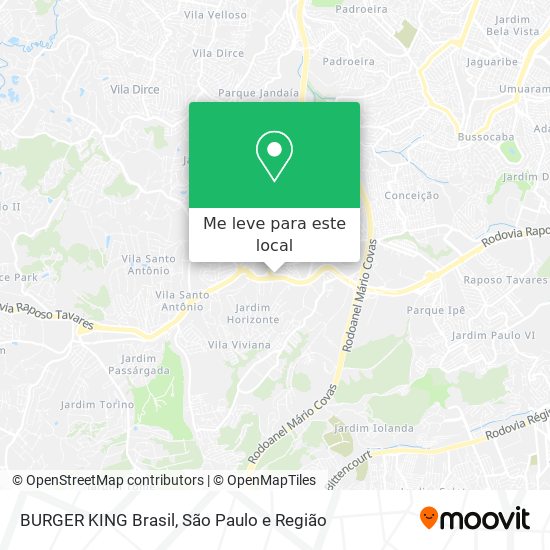 BURGER KING Brasil mapa