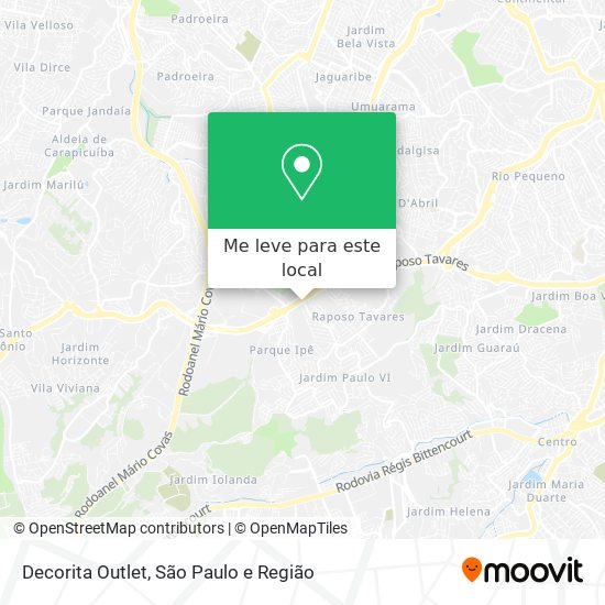 Decorita Outlet mapa