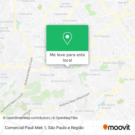 Comercial Pauli Mek 1 mapa