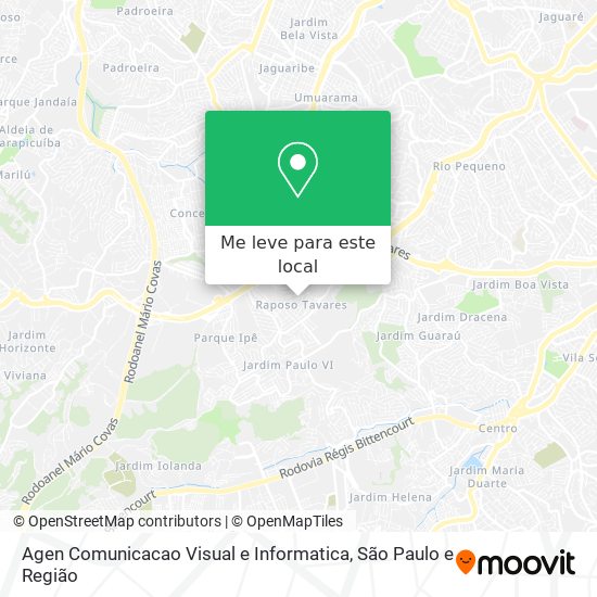 Agen Comunicacao Visual e Informatica mapa