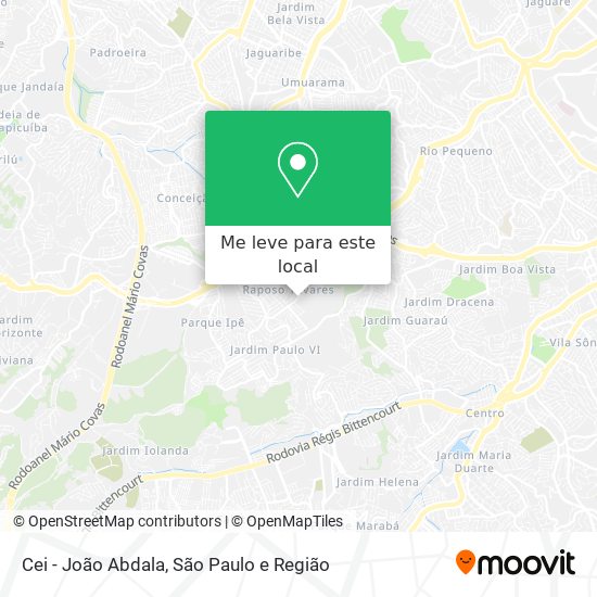 Cei - João Abdala mapa