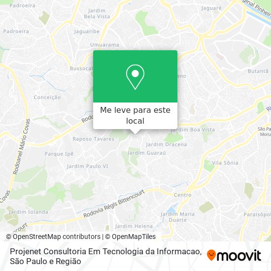 Projenet Consultoria Em Tecnologia da Informacao mapa